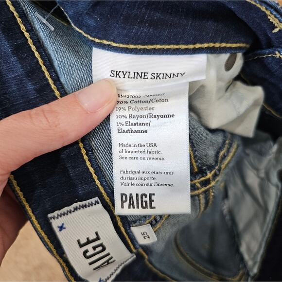 NWOT Paige Skyline Skinny in Mona - Picture 6 of 11